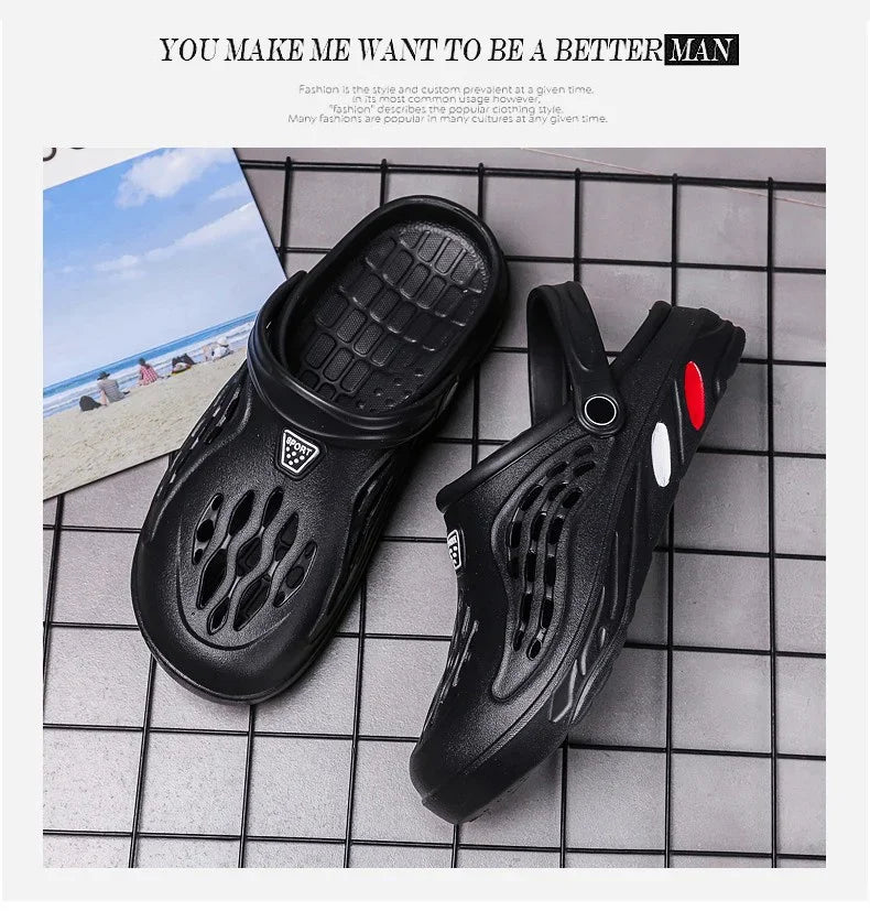 Sandals Mens Soft Wear Non-slip Wear-resistant Casual Sandals Comfortable High Quality Beach Shoes Outdoor Slippers for Men