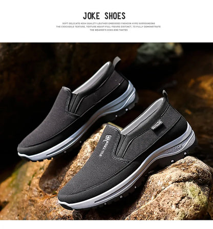 Loafers Men Sneakers Mesh Breathable Non-Slip Slip On Vulcanized Shoes Soft Sole Solid Color Comfortable Water Shoes Zapatos200