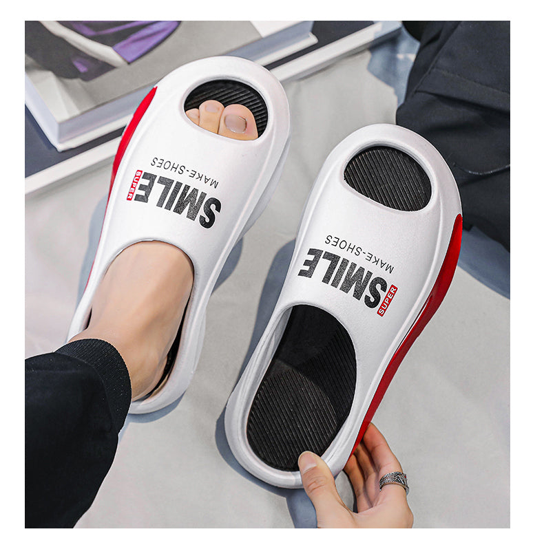 New Summer Sneaker Slippers For Women Men Thick Bottom Platform Slides Soft EVA Hollow Unisex Sports Sandals Casual Beach Shoes