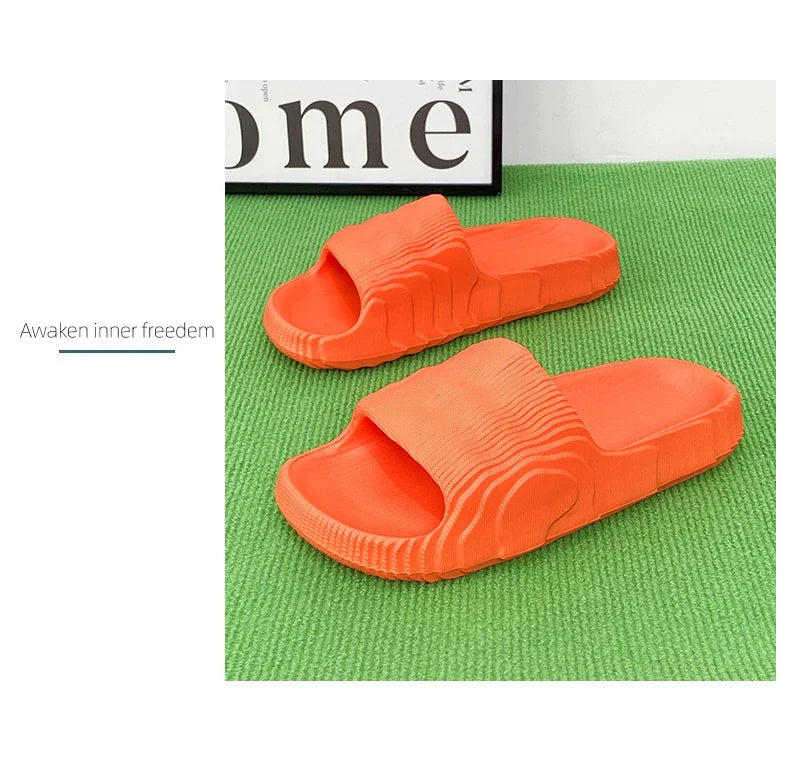 Soft Men's Slippers Walk Around Home Original Brands Shoes for Men 2024 Slippers House Man Flip Flop Comfortable Men's Sandal