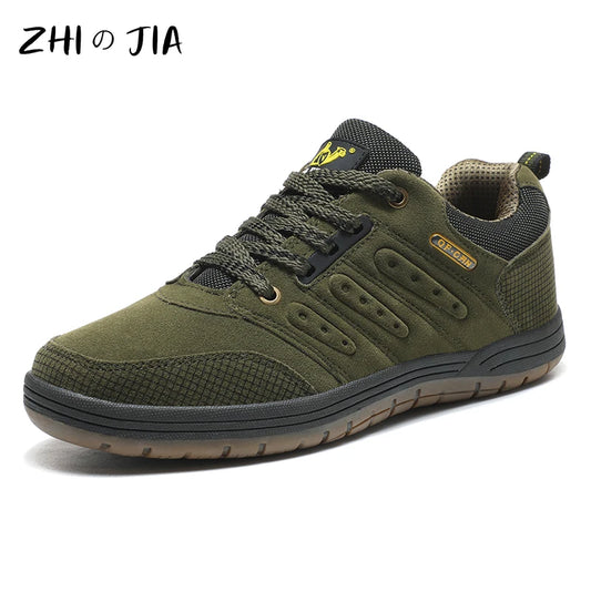 New Arrival Classics Style Men Hiking Shoes Lace Up Men Sport Shoes Wear-resistant Outdoor Jogging Trekking Sneakers Camping