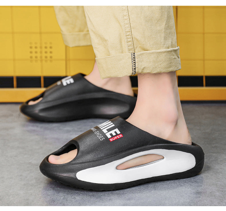 New Summer Sneaker Slippers For Women Men Thick Bottom Platform Slides Soft EVA Hollow Unisex Sports Sandals Casual Beach Shoes