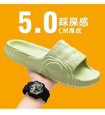 Soft Men's Slippers Walk Around Home Original Brands Shoes for Men 2024 Slippers House Man Flip Flop Comfortable Men's Sandal