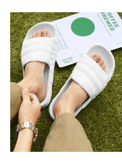 Soft Men's Slippers Walk Around Home Original Brands Shoes for Men 2024 Slippers House Man Flip Flop Comfortable Men's Sandal