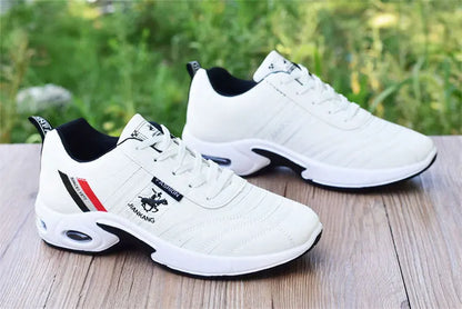 Brand men Sneakers air Cushion running shoes for men Platform 2023 new Breathable leather vulcanized shoes zapatos de hombre