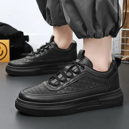 Outdoor Platform Men Casual Sneakers Fashion White Runing Shoes Breathable Mens Sport Shoes Light Walking Shoes Tennis Shoes