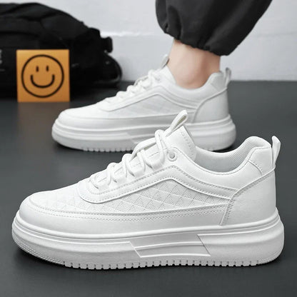 Outdoor Platform Men Casual Sneakers Fashion White Runing Shoes Breathable Mens Sport Shoes Light Walking Shoes Tennis Shoes